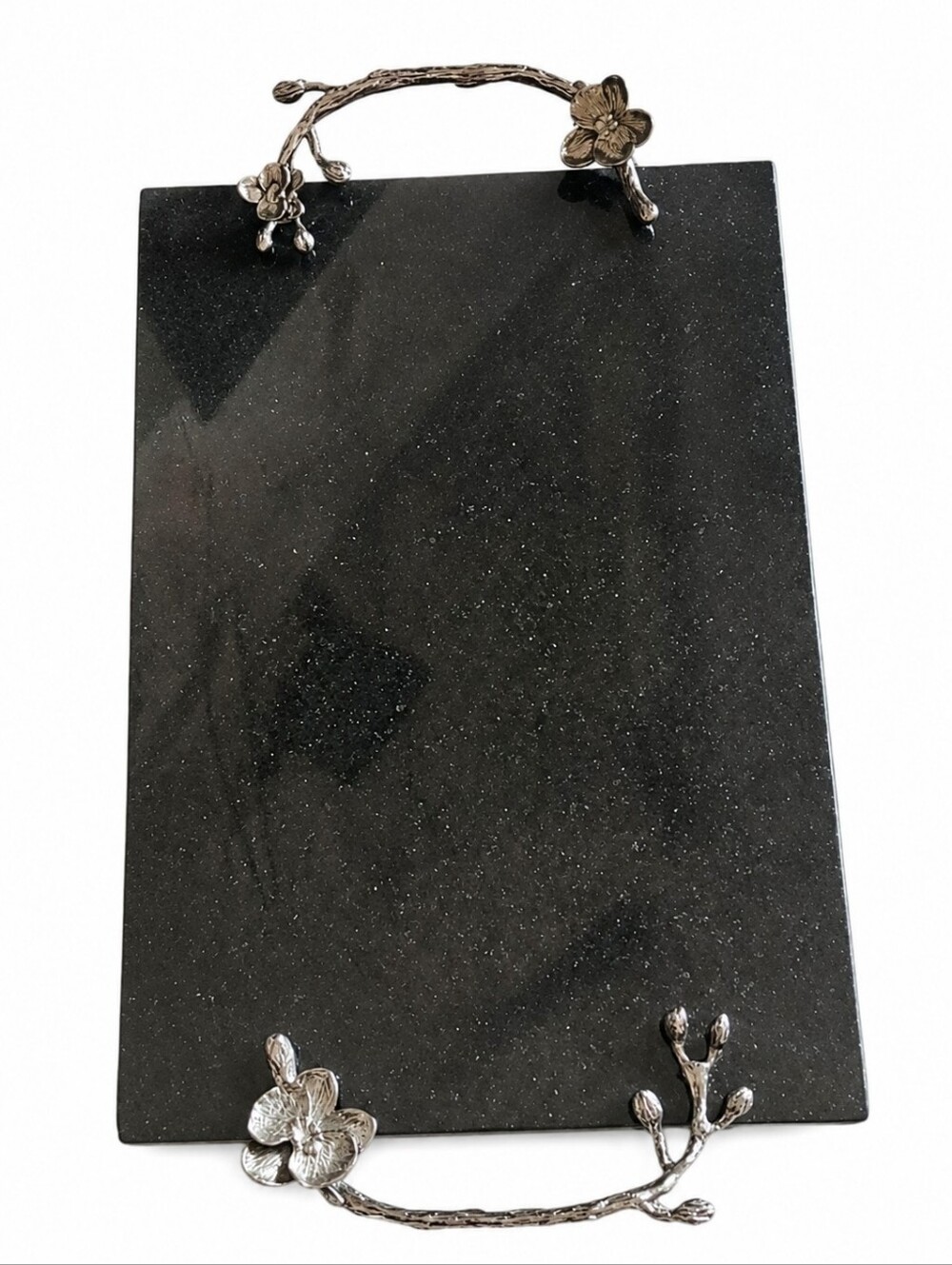 MICHAEL ARAM | Black Orchid Granite Cheese Board Serving Tray